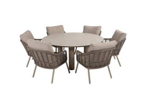 Puglia Low Diningset 4SO - 4so