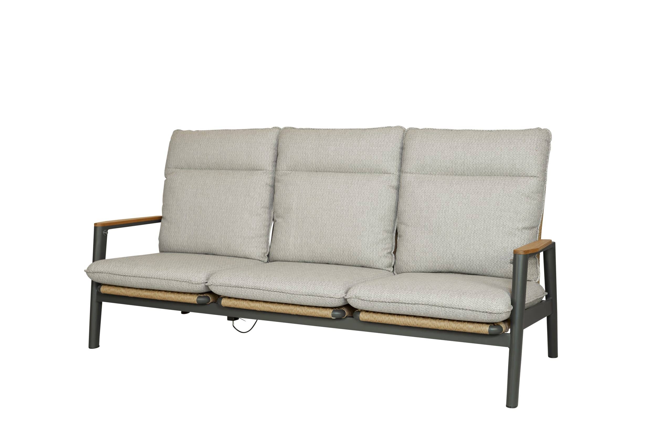 qopps yvori loungebank 3 zits gasveer verstelbaar