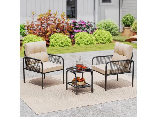 Rattan Tuinmeubel Set - Balkonset - Balkon Meubels - Tuinmeubels