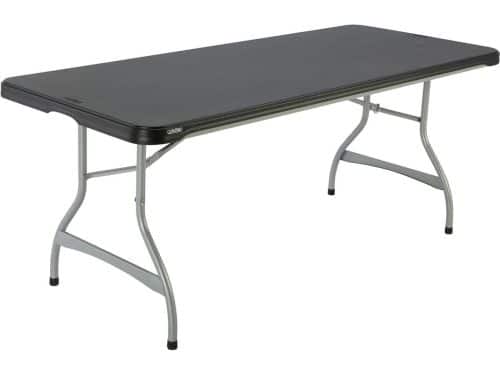 Rechthoekige klaptafel 183 cm zwart - Robuust & onderhoudsvriendelijk voor