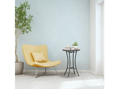 REDOM - Bijzettafel - Rond - Mozaïekpatroon - Weerbestendig Metalen