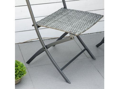 REDOM - Bistroset Voor 2 Personen - Inklapbare Stoelen En