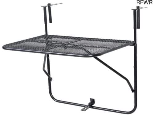 RFWR® Balkonhangtafel - Wandklaptafel - Stabiele Klaptafel - Robuust Staal