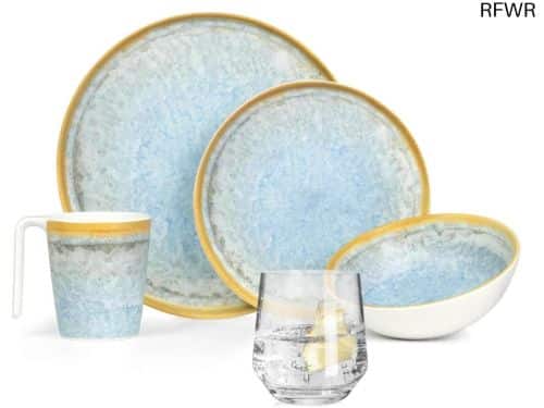 RFWR® Camping Servies Set voor 4 Personen - Melamine
