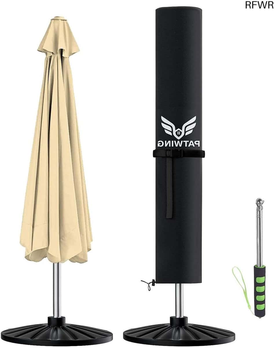 rfwr® parasolhoes met stang weerbestendige 600d oxford afdekking voor