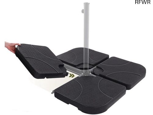 RFWR® Vulbare Parasolvoet Set van 4 - Parasolstandaard voor Extra