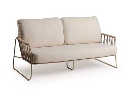 Rivera 2-zits lounge bank champagne Tierra Outdoor - Tierra outdoor