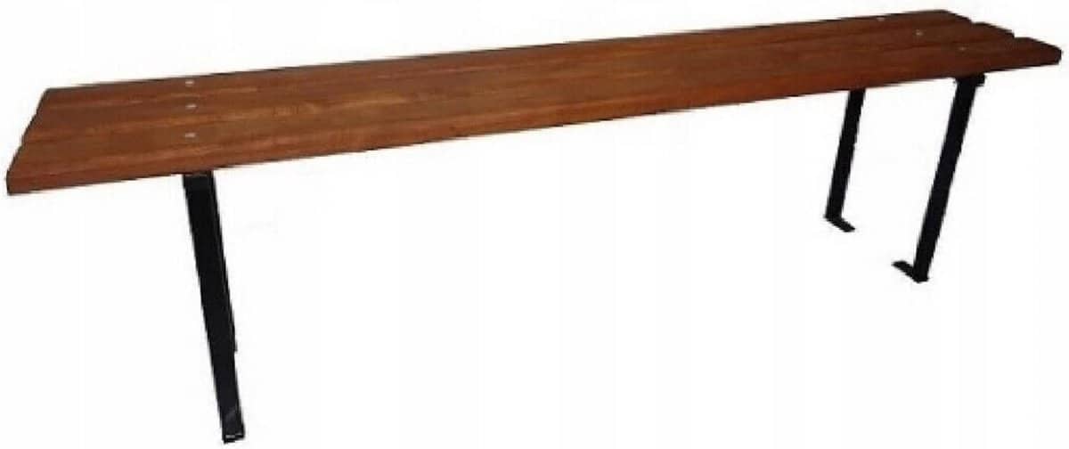 robuuste 3 zits tuinbank voor park en terras, weerbestendig metaal en