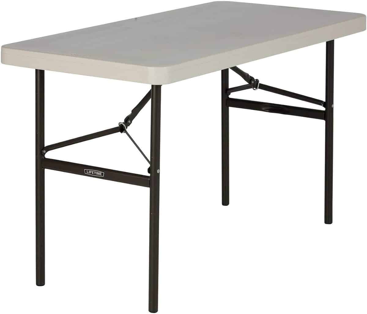 robuuste 4 voet klaptafel voor binnen en buiten 122 cm