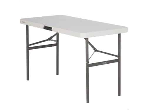 Robuuste Beige Klaptafel Rechthoekig 122cm - Perfect voor Binnen en