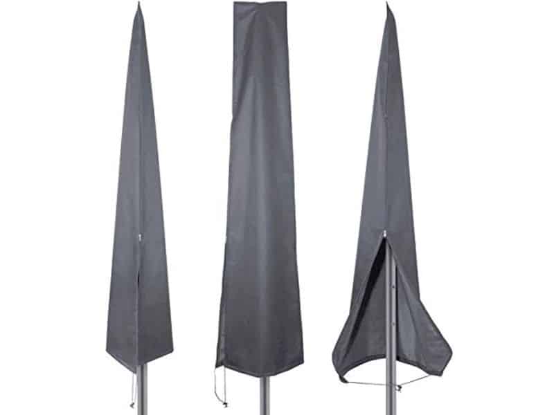 Robuuste en waterdichte parasolhoes met rits en verstelbaar koord