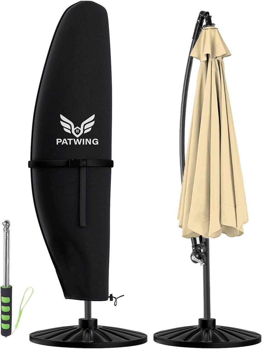 robuuste parasolhoes voor zweefparasols met stevige sluiting waterdicht en