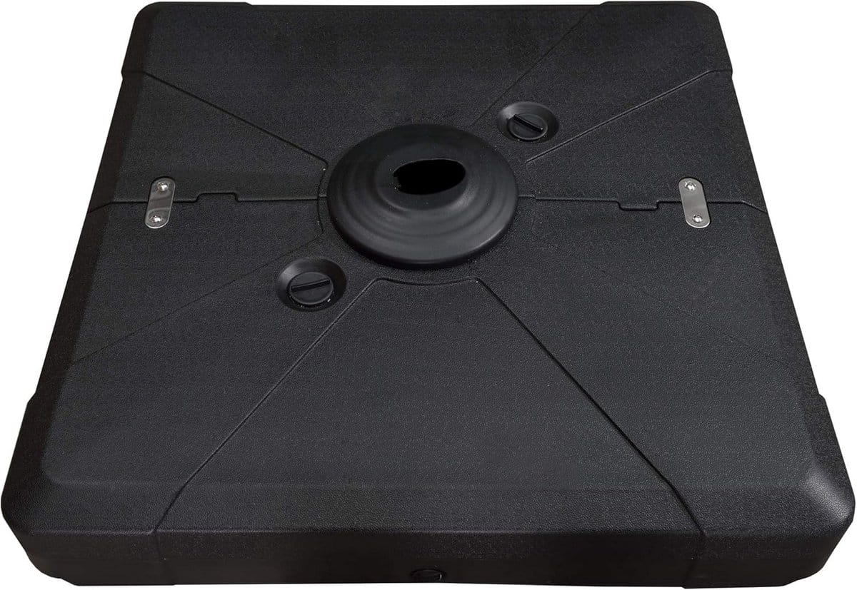 robuuste parasolstandaard voor zweefparasols gewicht 150kg zwart