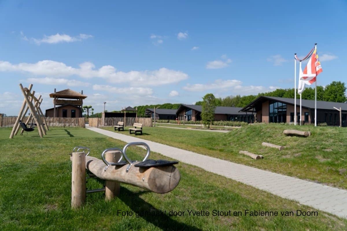 rockwood® parkbank lounge zwaar kunststof sand beige 5cm dik