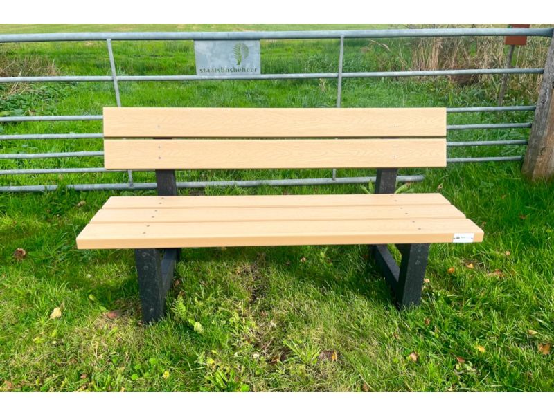 Rockwood® Parkbank Woodblend Zwaar Kunststof - Egyptian Stone (75kg) 5cm