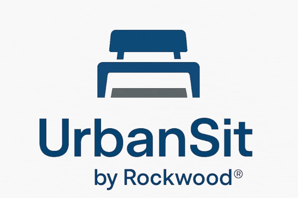 rockwood® parkbank woodblend zwaar kunststof light brown (95kg) 5cm