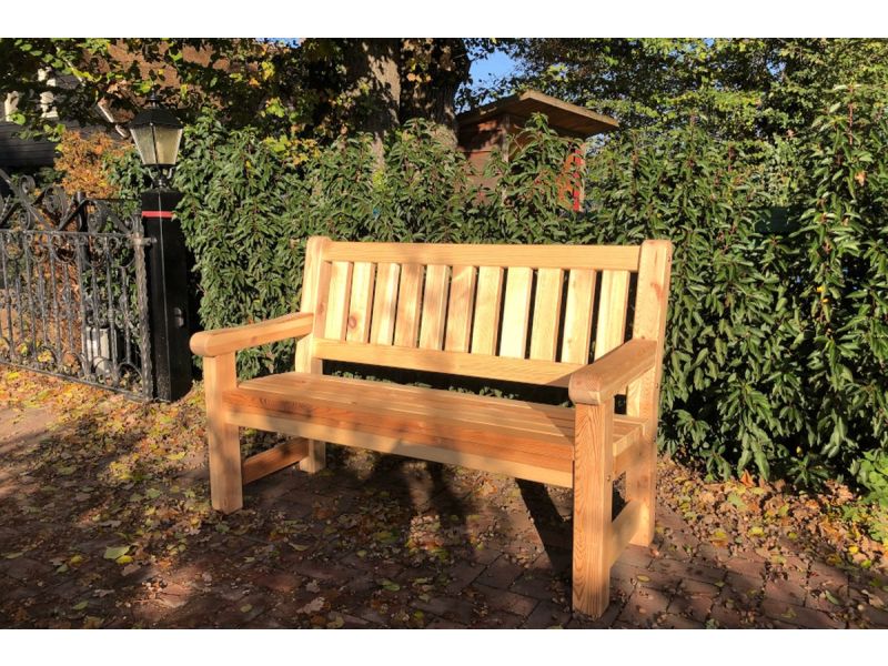 Rockwood® Tuinbank Massief Grenen 1.25m Montage op locatie. Extra gemak