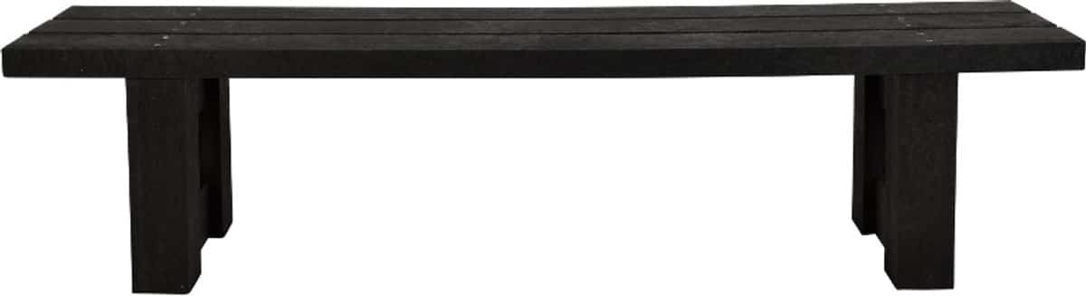 rockwood® zitbank lifelong zwaar kunststof (65kg) mineral grey