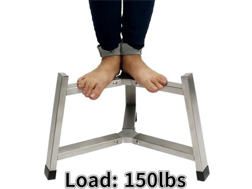 Roestvrijstalen Vuurplaats Stand voor Buiten Vuurplaatsen - Ideaal voor Kamperen