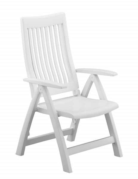 roma verstelbare tuinstoel wit kettler kettler