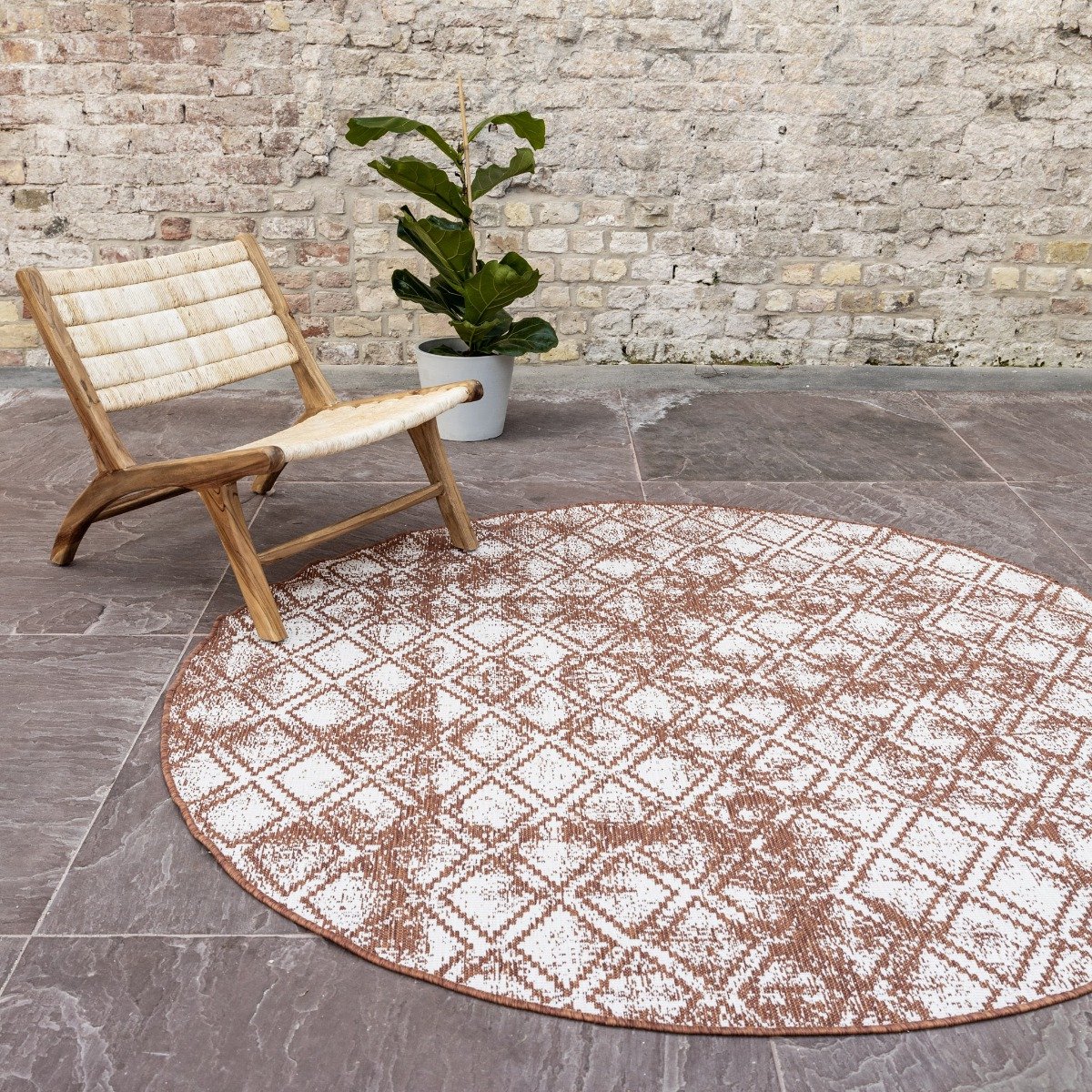 rond buitenkleed frost roest dubbelzijdig eva interior