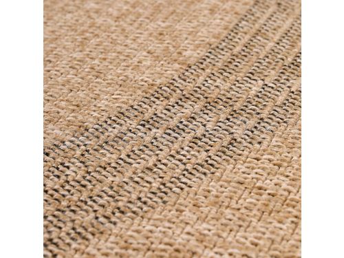 Rond Buitenkleed Natuurlijk Uiterlijk Waterbestendig Geschikt voor Terras en Balkon