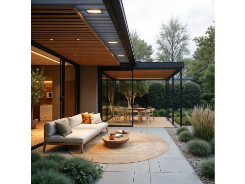 Rond Jute Buitenkleed Outdoor Breeze Naturel 240cm Mrcarpet