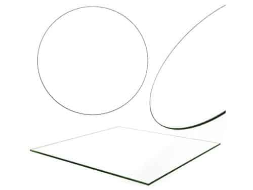 Rond Tafelblad van ESG Veiligheidsglas - Ø 70 cm