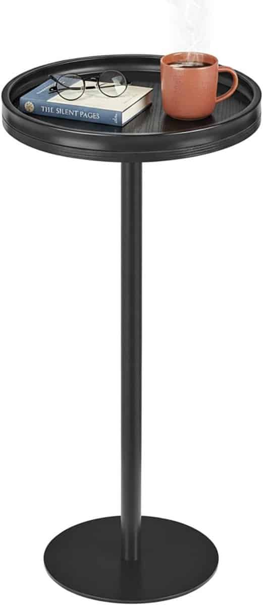 ronde bijzettafel kleine sokkel of martini tafel voor woonkamer