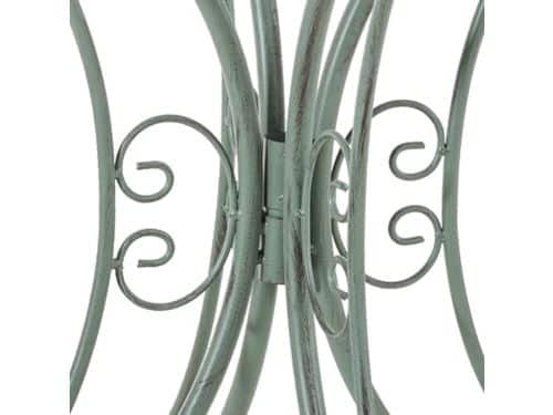 Ronde bijzettafel voor tuin en terras in Art Nouveau stijl