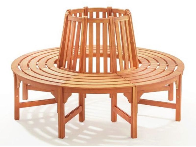 Ronde Boombank - Tuinbanken van Hout in Verschillende Maten (360°)