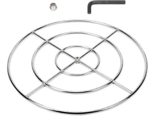 Ronde Buiten Tuin Brandring van Roestvrij Staal