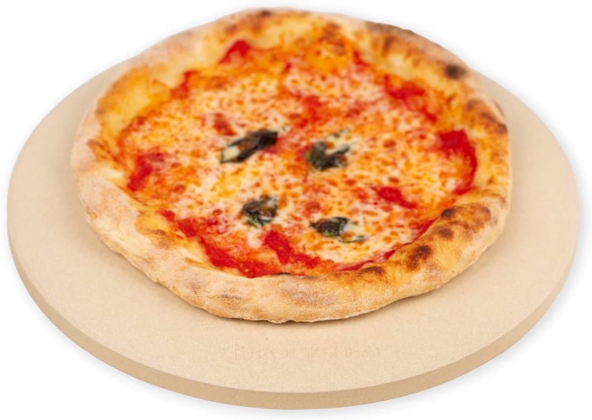 ronde cordieriet pizzasteen 30,5 cm voor oven en bbq