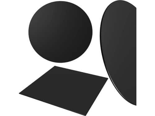 Ronde ESG Veiligheidsglas Plaat voor Open Haard Bodemplaat & Tafelblad