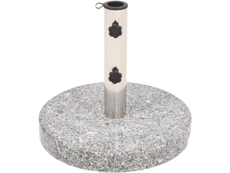 Ronde Granieten Parasolvoet 20kg - Stable Umbrella Holder voor Tuin