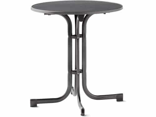 Ronde Klaptafel Buiten met Duurzaam Mecalit-PRO Tafelblad 70cm