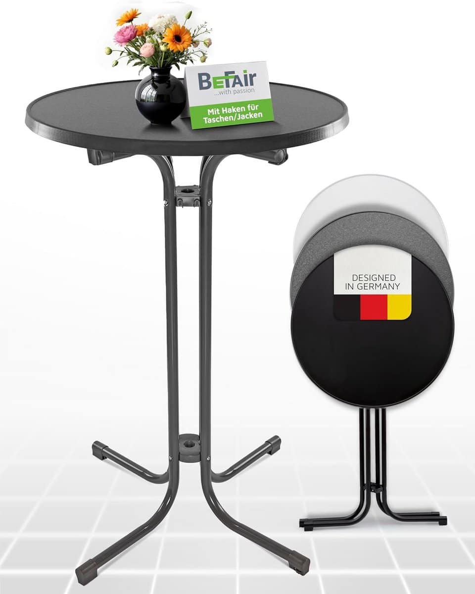 ronde klaptafel Ø 70 cm voor horeca en feestjes