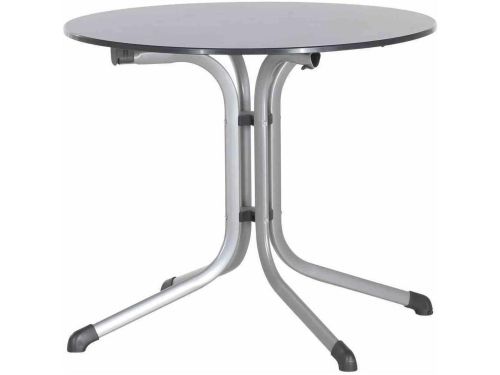 Ronde Klaptafel Ø 85 cm met Vivodur Leisteendecor Tafelblad voor