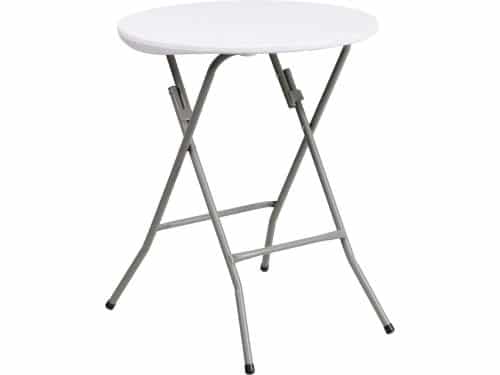 Ronde Klaptafel voor 4 Personen - Vuilafstotend - Wit