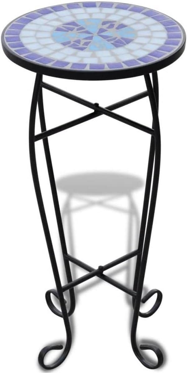 ronde mozaïektafel bijzettafel voor balkon of bistro 30