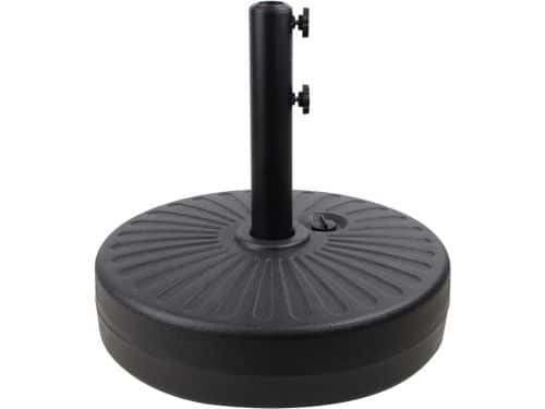 Ronde Parasolvoet 22.7 kg - Watergevuld met Stalen Houder voor
