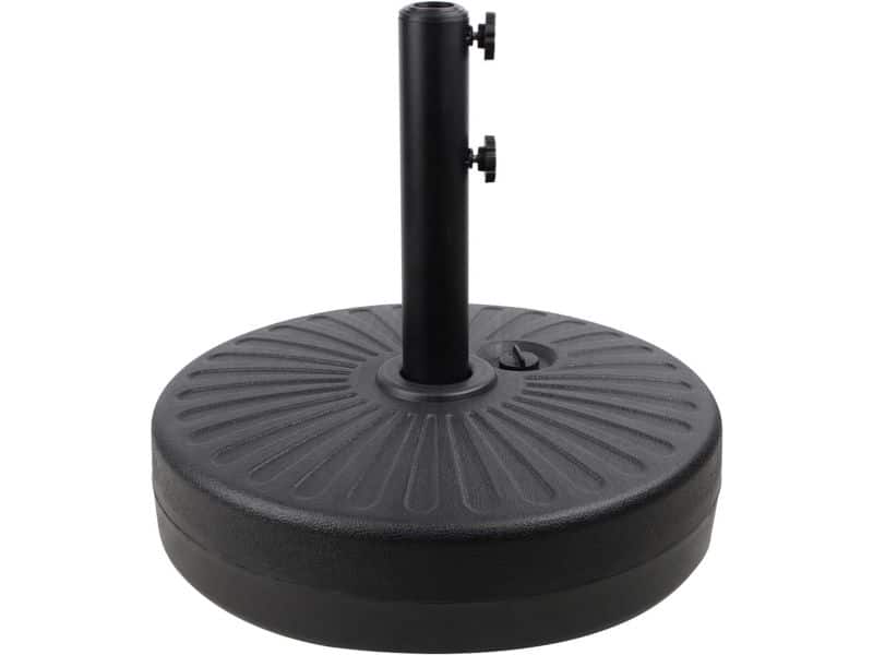 Ronde Parasolvoet 22.7 kg - Watergevuld met Stalen Houder voor