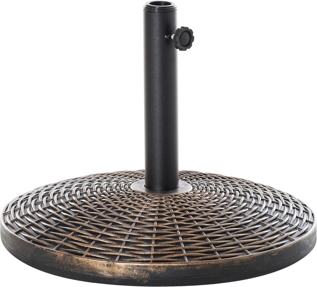 ronde parasolvoet 25 kg hdpe en cement Ø