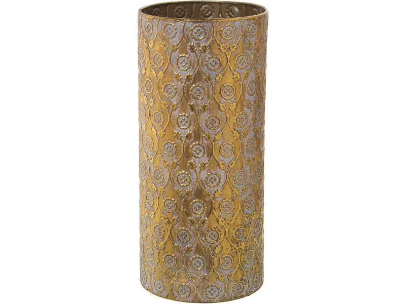 Ronde Parasolvoet van Metaal in Goudkleurige Afwerking