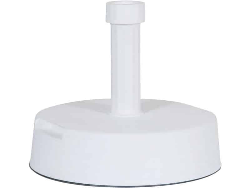 Ronde Parasolvoet Wit - 20 kg Beton en Kunststof