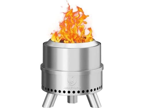 Rookloze Houtgestookte Vuurplaats 15 inch - Campvuur voor Buiten en