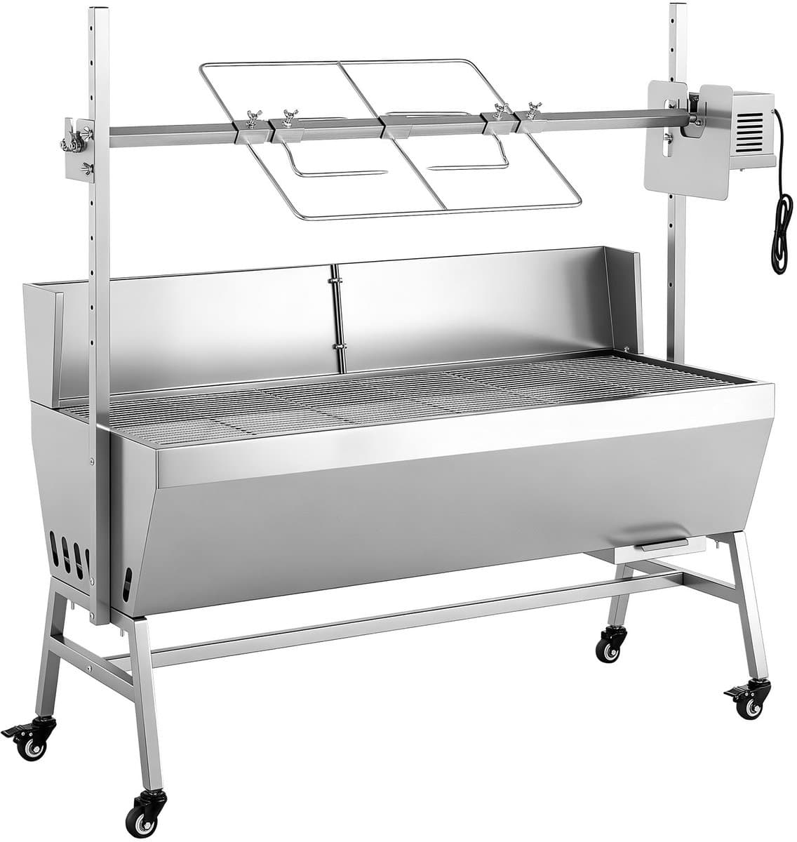 rotisseriegrill met elektromotor, 38 w bbq spitrooster voor buiten koken