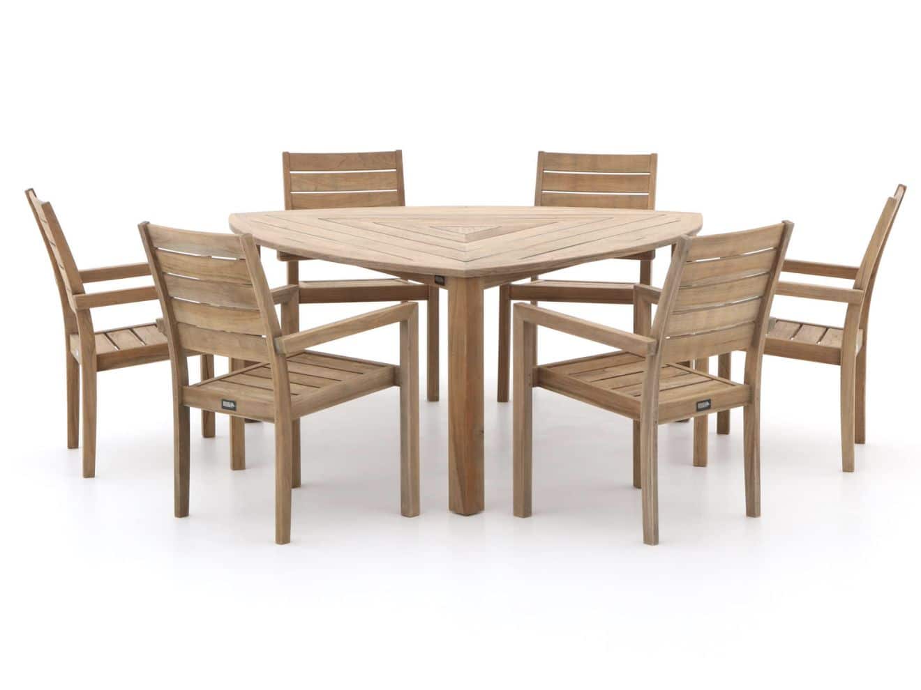 rough s 170cm dining tuinset 7 delig stapelbaar laagste prijsgarantie!