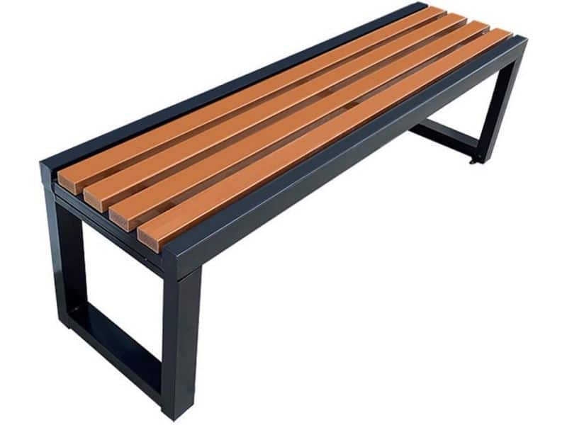 Rugloze Houten Parkbank voor Tuin en Buiten - Weerbestendige Zitbank