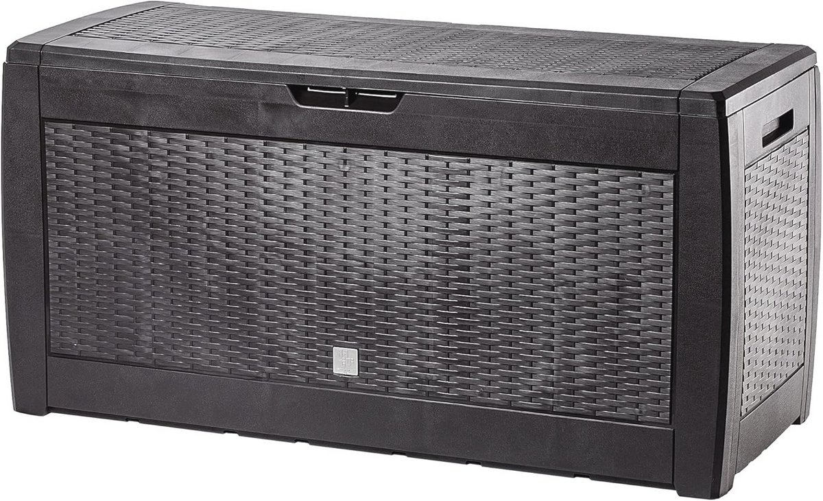 ruime tuinkist van kunststof 310l opbergdoos voor kussens en